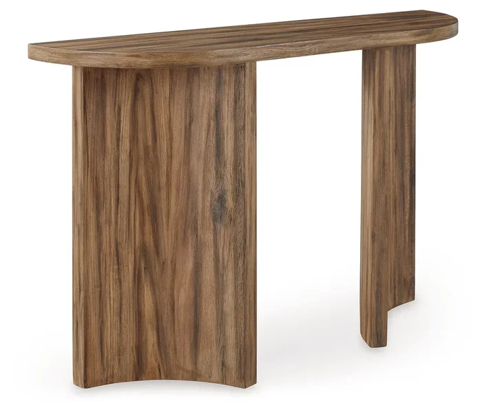 Austanny – Sofa Table – Warm Brown