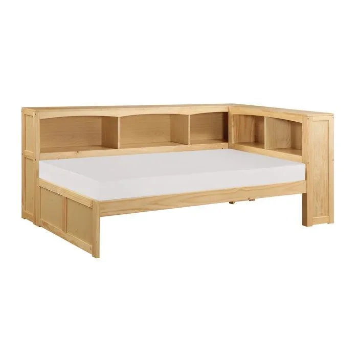 B2043BC-1BC* – (3) Twin Bookcase Corner Bed