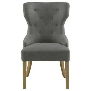 Baney Tufted Upholstered Dining Chair Grey and Rustic Grey