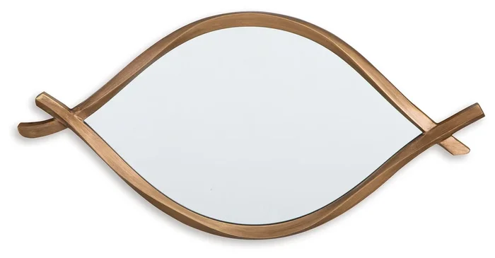 Bartner – Accent Mirror – Antique Gold Finish