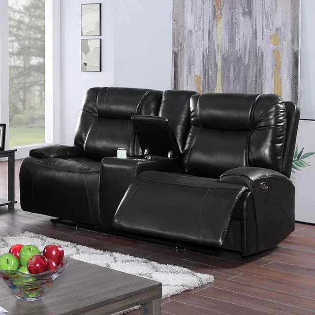 BASQUE Power Loveseat, Black