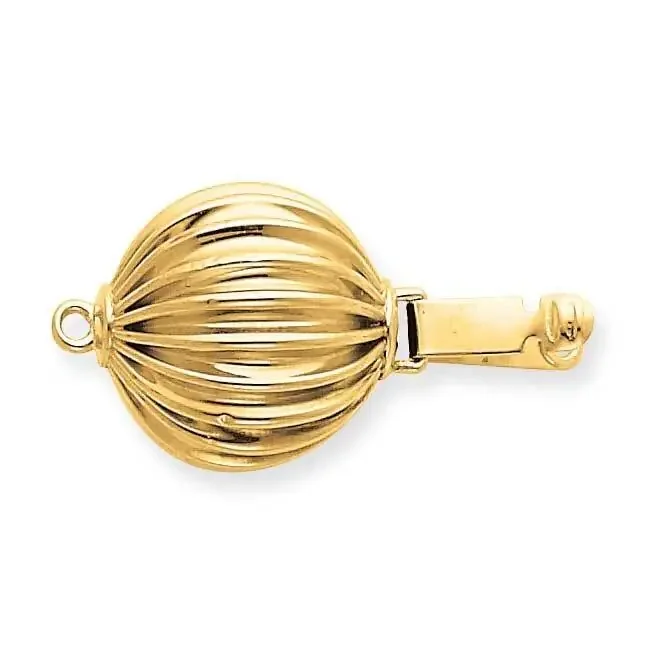 Bead/Pearl Clasp 14k Gold YG2825