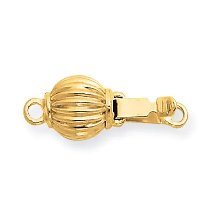 Bead Pearl Clasp 14k Yellow Gold YG2821