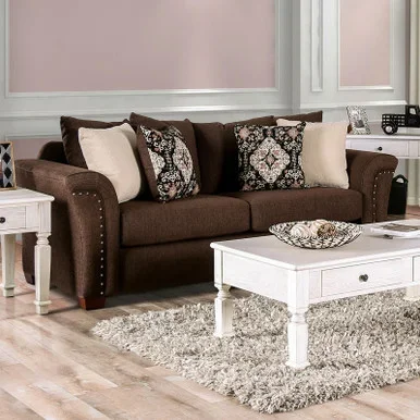 BELSIZE Sofa, Chocolate/Tan / SM6439-SF