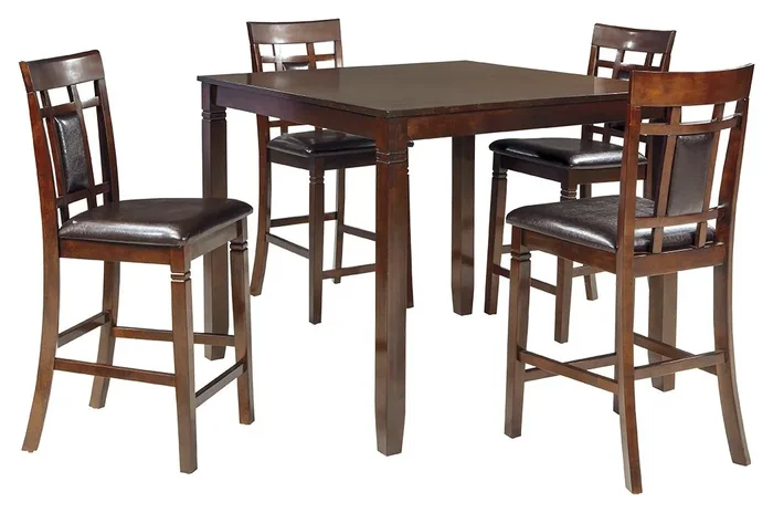 Bennox – DRM Counter Table Set (Set of 5) – Brown