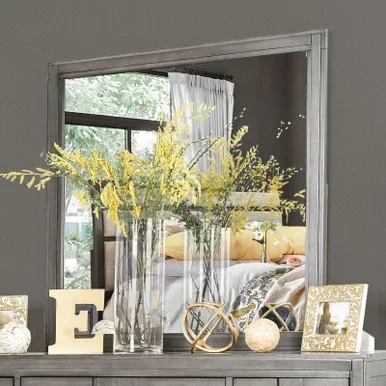 BERENICE Mirror, Gray / CM7580GY-M