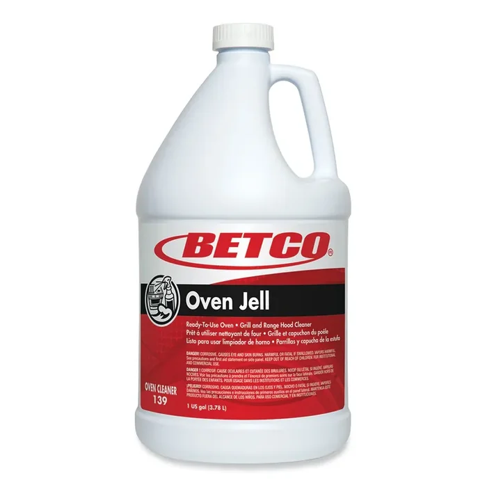 Betco® Oven Jell Cleaner, Lemon Scent, 1 Gal Bottle, 4/carton