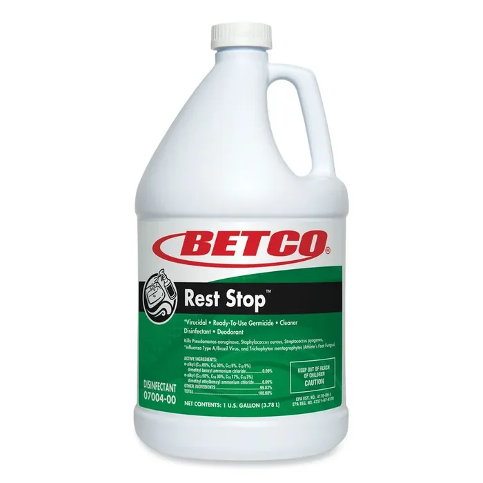 Betco® Rest Stop Non-Acid Bowl And Restroom Cleaner, Floral Fresh Scent, 1 Gal Bottle, 4/carton