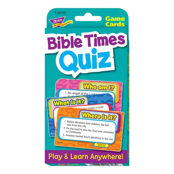 Bible Times Quiz Challenge Cards®