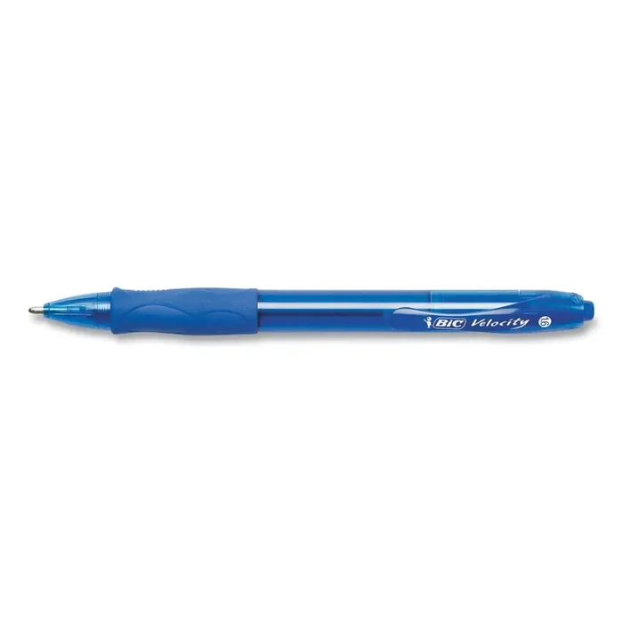BIC® Glide Bold Ballpoint Pen, Retractable, Bold 1.6 Mm, Blue Ink, Translucent Blue Barrel, 4/pack