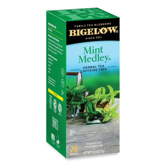 Bigelow® Mint Medley Herbal Tea, 28/box
