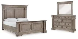 Blairhurst California King Panel Bed, Dresser and Mirror