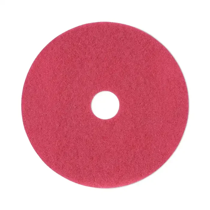 Boardwalk® Buffing Floor Pads, 19″ Diameter, Red, 5/carton