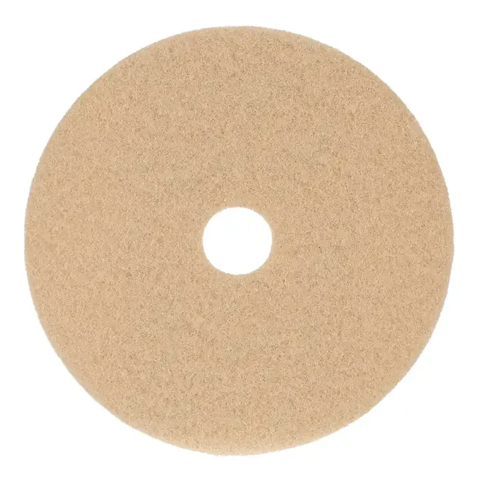 Boardwalk® Burnishing Floor Pads, 27″ Diameter, Tan, 5/Carton