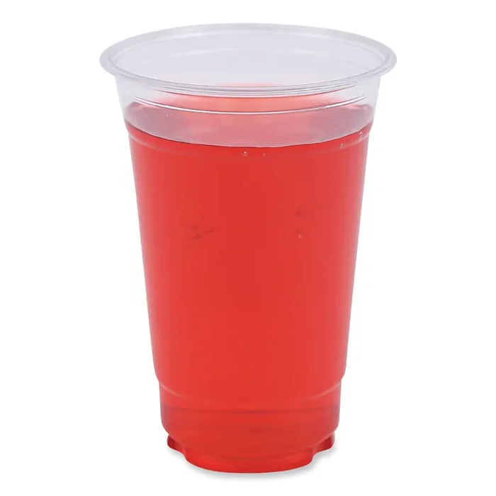 Boardwalk® Clear Plastic Cold Cups, 20 oz, 50/Sleeve, 20 Sleeves/Carton
