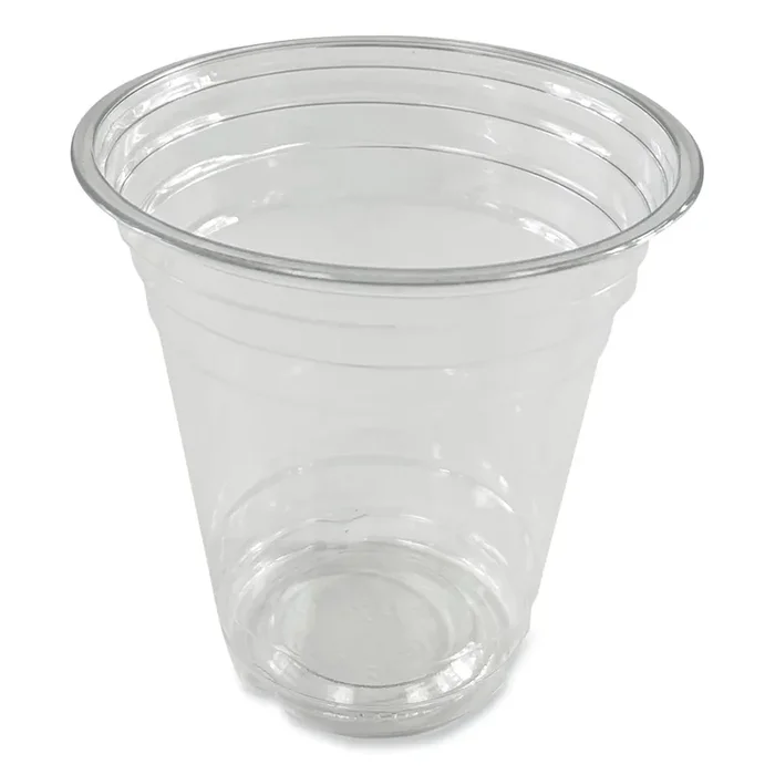 Boardwalk® Clear Plastic Cold Cups, Squat, 12 oz, 1,000/Carton