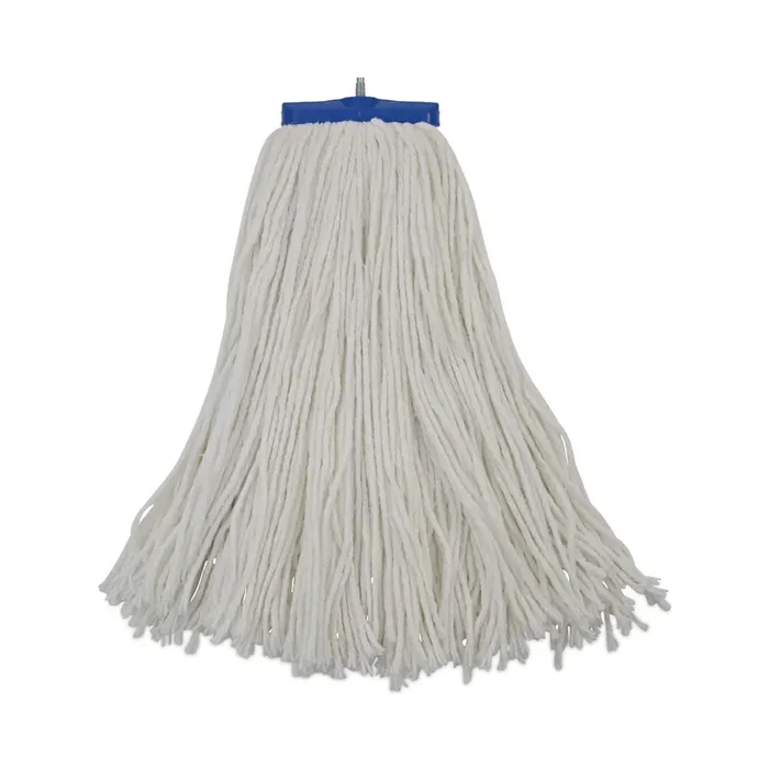 Boardwalk® Cut-End Lie-Flat Wet Mop Head, Rayon, 16oz, White