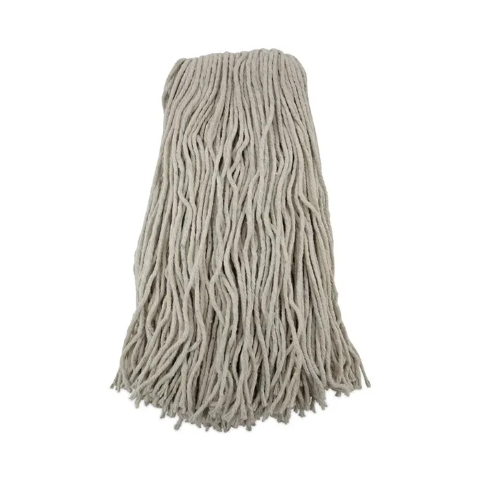 Boardwalk® Cut-End Wet Mop Head, Cotton, No. 32, White