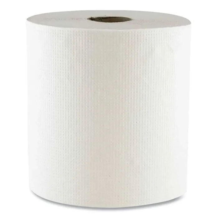 Boardwalk® Hard Wound Towel, 1 Ply, 8″ x 700 ft, White, 6/Carton