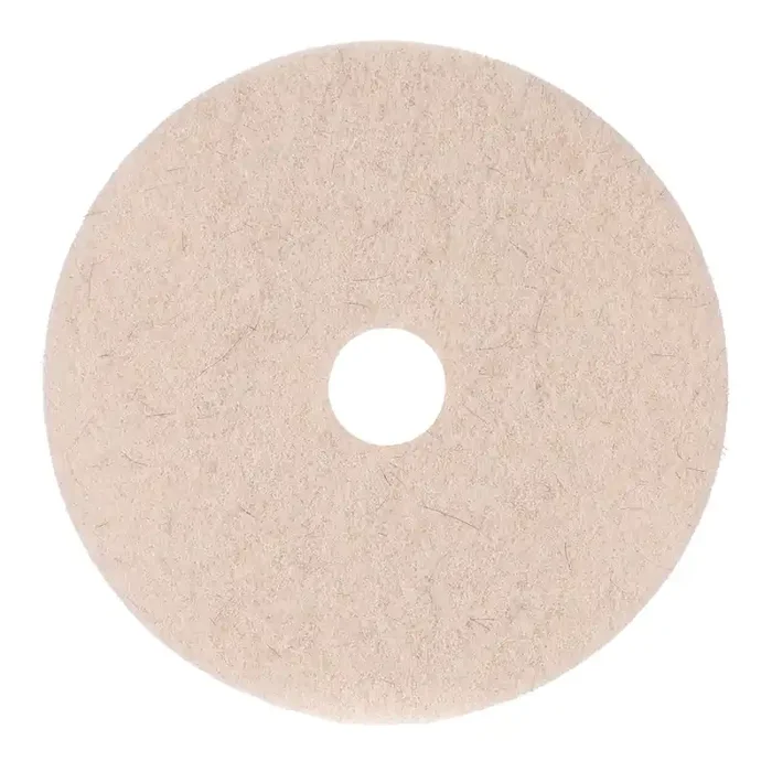 Boardwalk® Natural Hog Hair Burnishing Floor Pads, 21″ Diameter, Tan, 5/carton