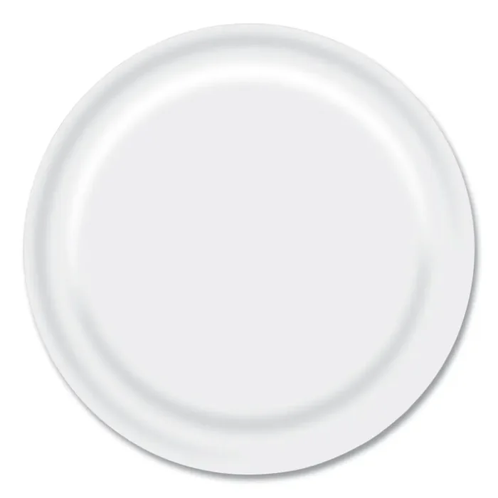 Boardwalk® Paper Dinnerware, Plate, 9″ dia, White, 1,000/Carton