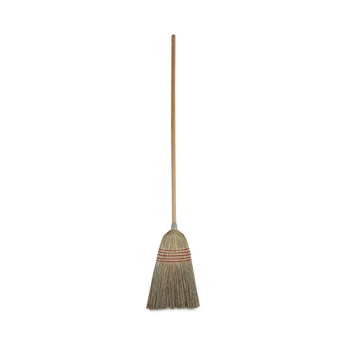 Boardwalk® Parlor Broom, Corn Fiber Bristles, 55″ Overall Length, Natural