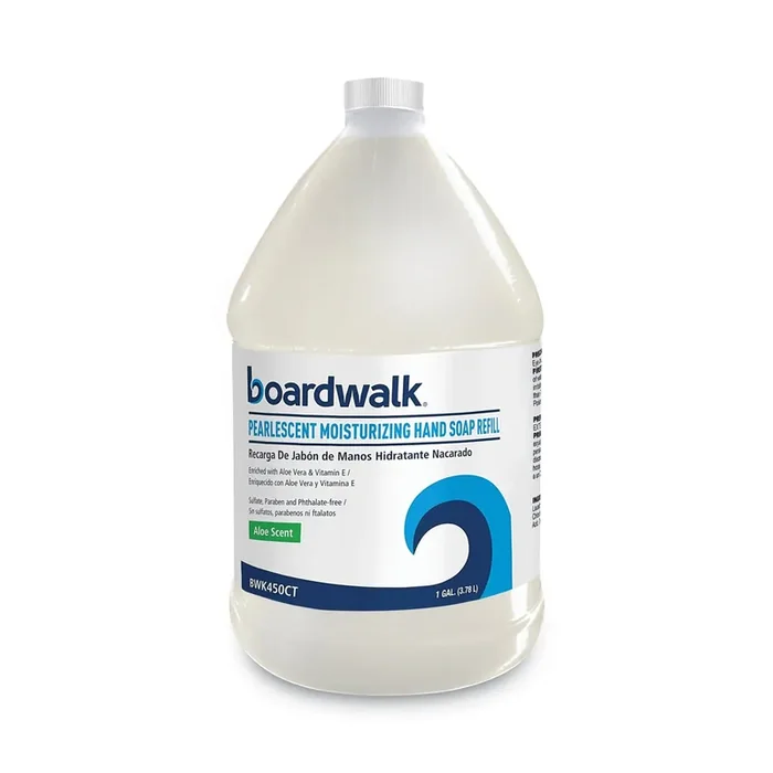 Boardwalk® Pearlescent Moisturizing Liquid Hand Soap Refill, Aloe Scent, 1 gal Bottle