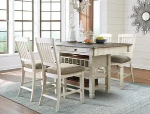 Bolanburg Counter Height Dining Table With 4 Barstools