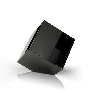 Book Modern Black Magazine Holder End Table / VGWCBOOK-BLK