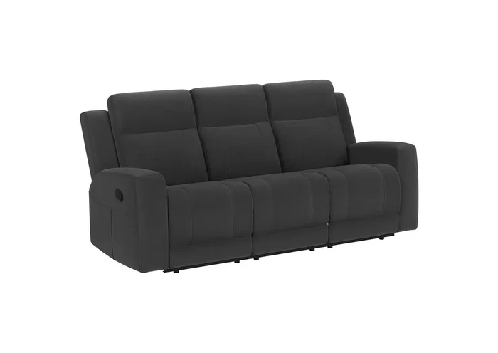 Brentwood Upholstered Motion Reclining Sofa Dark Charcoal