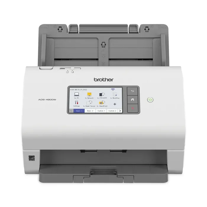 Brother ADS-4900W Professional Desktop Scanner, 600 dpi Optical Resolution, 100-Sheet Auto Document Feeder