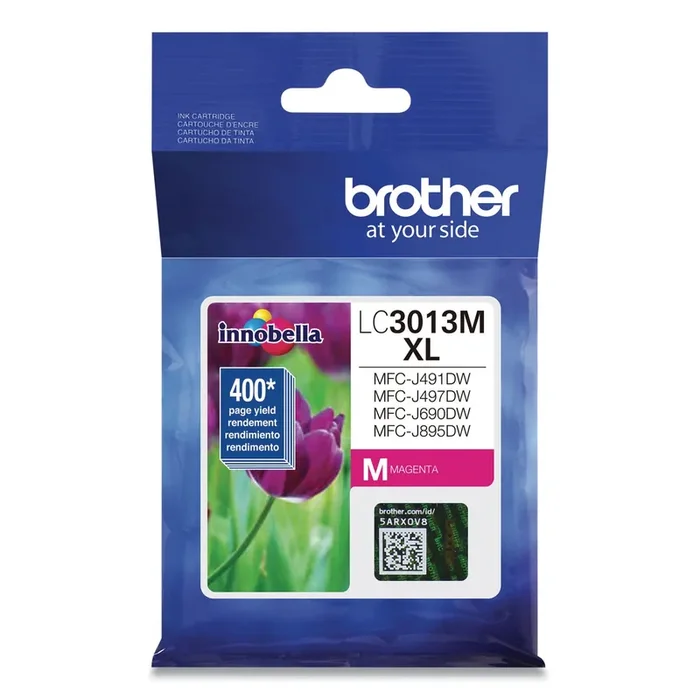 Brother Lc3013m High-Yield Ink, 400 Page-Yield, Magenta