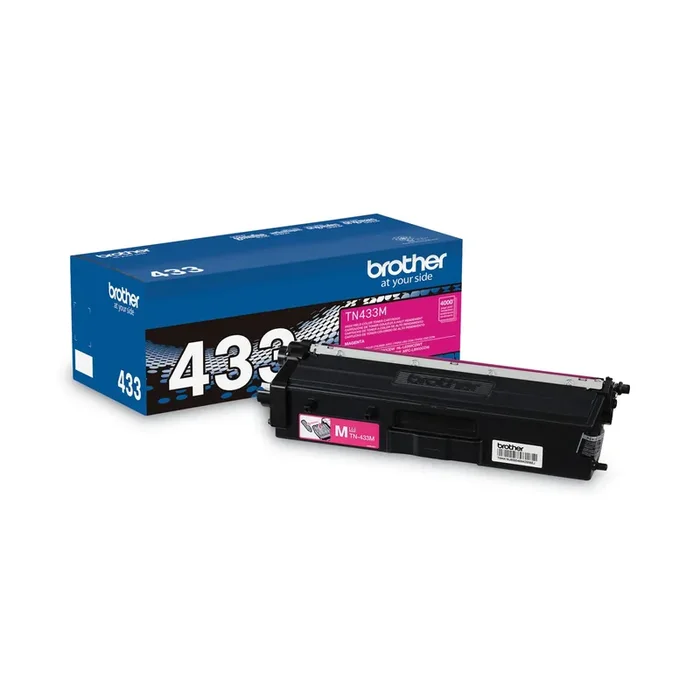 Brother Tn433m High-Yield Toner, 4,000 Page-Yield, Magenta