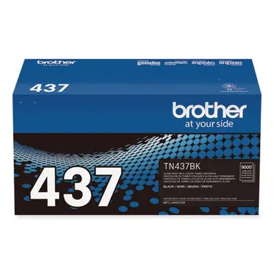 Brother TN437BK Ultra High-Yield Toner, 9,000 Page-Yield, Black
