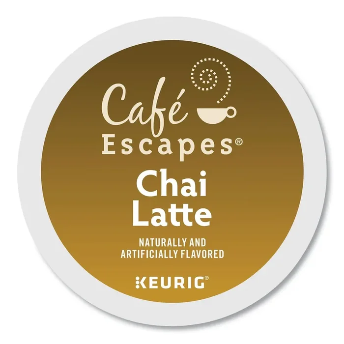 Café Escapes® Chai Latte K-Cups, 24/Box
