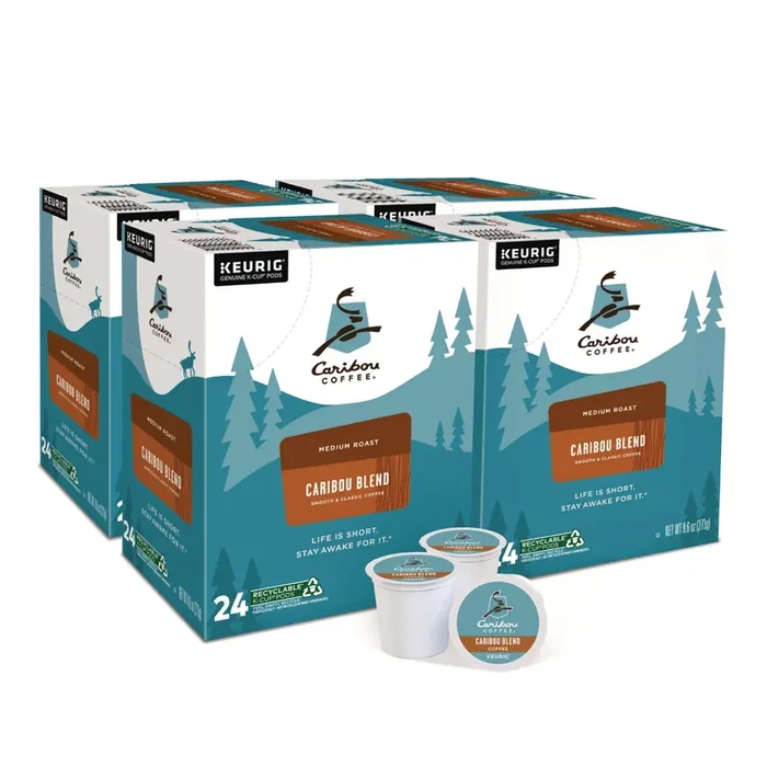 Caribou Coffee® Caribou Blend Coffee K-Cups, 96/carton