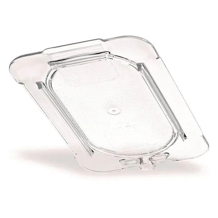Carlisle StorPlus Polycarbonate Flat Universal Lid, 4.31 x 6.88 x 0.44, Clear, Plastic