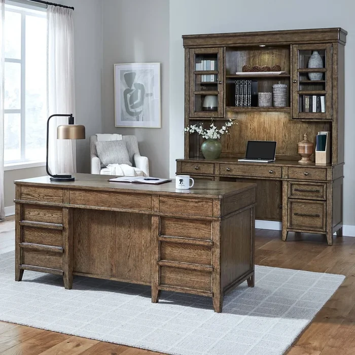 Carolina Park – 5 Piece Jr Executive Set – Brown
