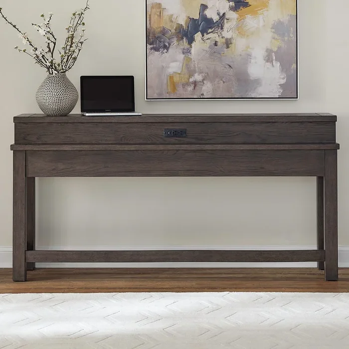 Cascade Falls – Console Bar Table – Satin Espresso