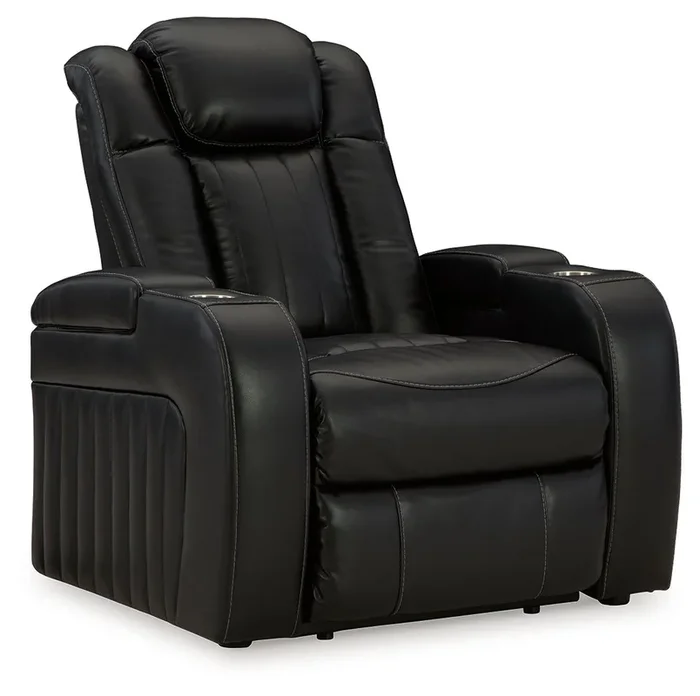 Caveman Den – Power Recliner/ Adj Headrest – Midnight