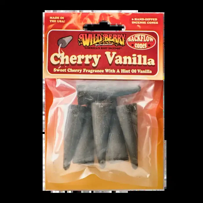Cherry Vanilla Backflow Packaged Cones