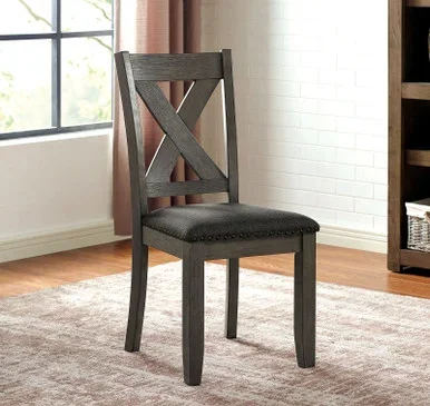 CILGERRAN Side Chair (2/CTN) / CM3153GY-SC-2PK