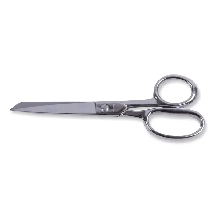 Clauss® Hot Forged Carbon Steel Shears, 8″ Long, 3.88″ Cut Length, Straight Nickel Handle