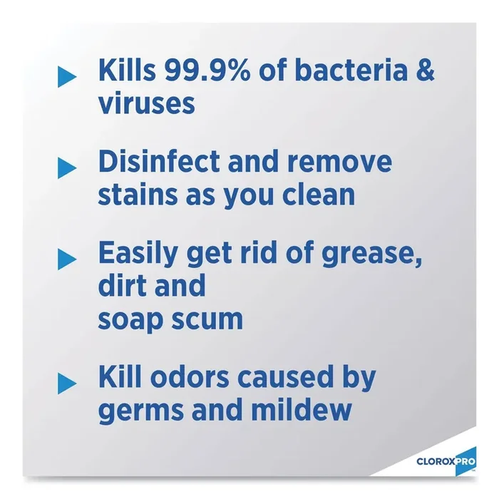 Clorox® CloroxPro Clean-Up Disinfectant Cleaner with Bleach, 128 oz Refill Bottle
