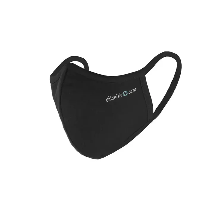 Cloth Face Mask 5 Layers Pack Of 3 – Black
