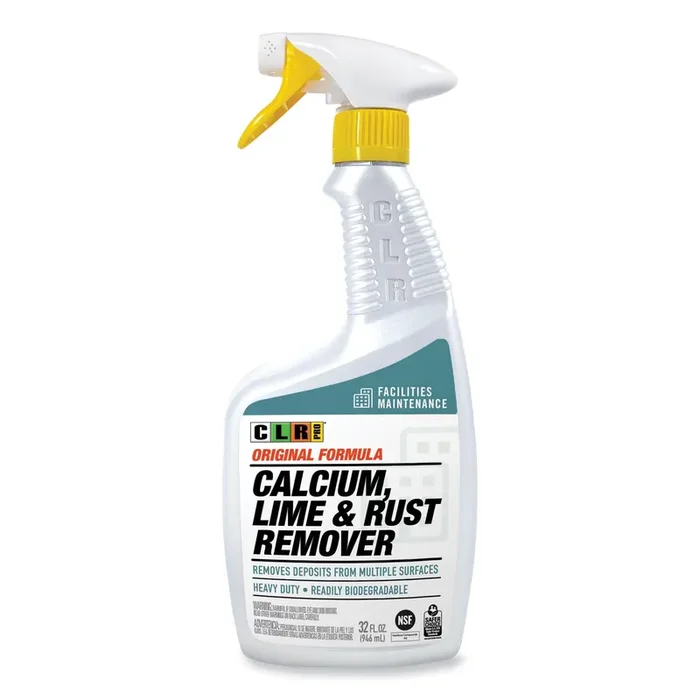 CLR PRO® Calcium, Lime and Rust Remover, 32 oz Spray Bottle, 6/Carton