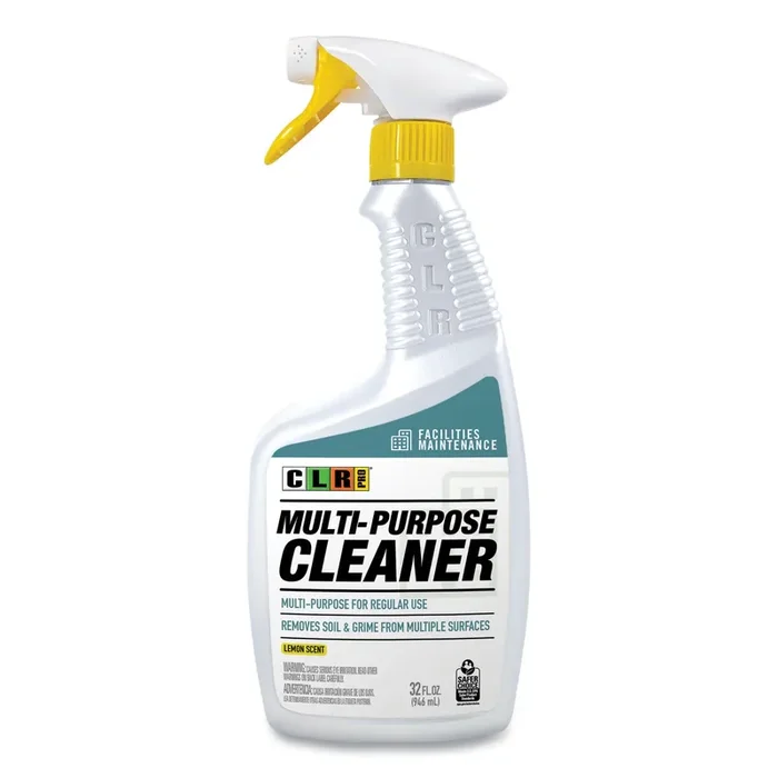 CLR PRO® Multi-Purpose Cleaner, Lemon Scent, 32 Oz Bottle, 6/carton