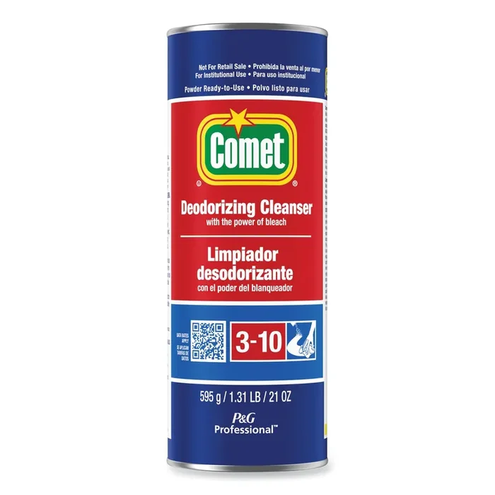 Comet® Deodorizing Cleanser With Bleach, Powder, 21 Oz Canister