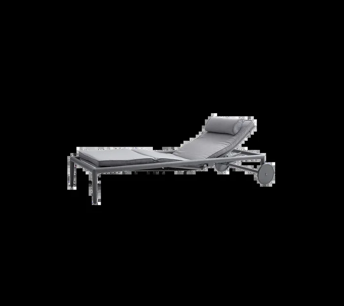 Conic sunbed w/gasspring