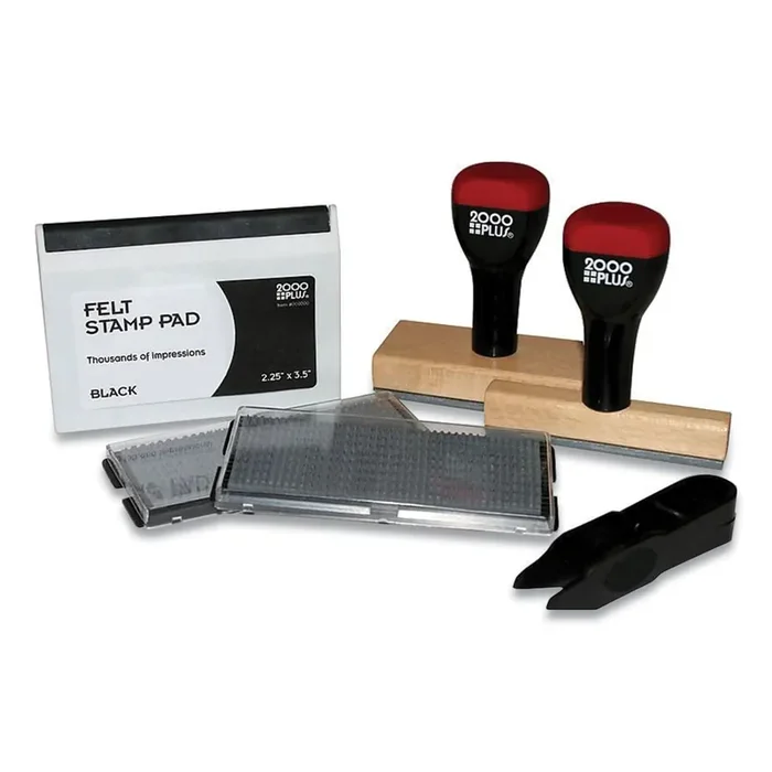COSCO 2000PLUS® Custom Stamp Kit, Black Ink